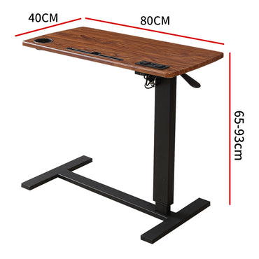 Levede Standing Desk Height Adjustable Brown