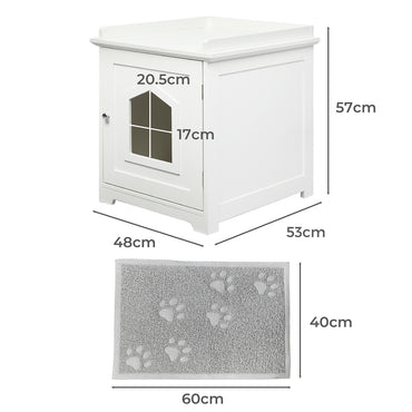 PaWz Cat Litter Box Mat Fully Enclosed