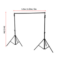 Backdrop Stand Pro.Studio Screen Photo 2.5X3