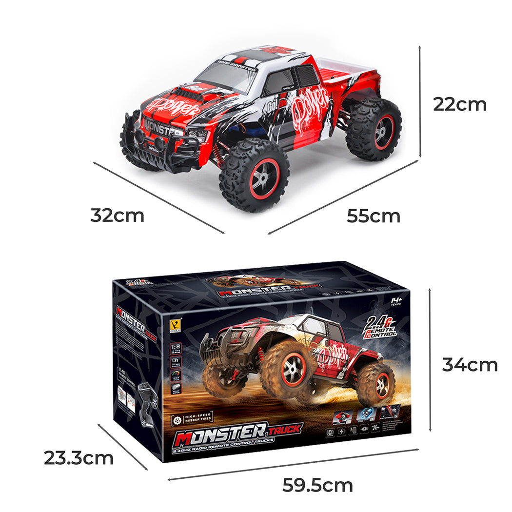 Centra RC Car 1:8 4WD Off-Road Racing Red