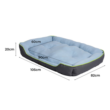 PaWz Pet Cooling Bed Sofa Mat Bolster X-Large