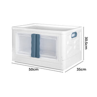 Storage Box Stackable Container 45L Blue