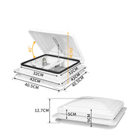 Manan Caravan Roof Vent 12V Fan Air