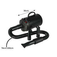 Dog Cat Pet Hair Dryer Grooming Blow Black