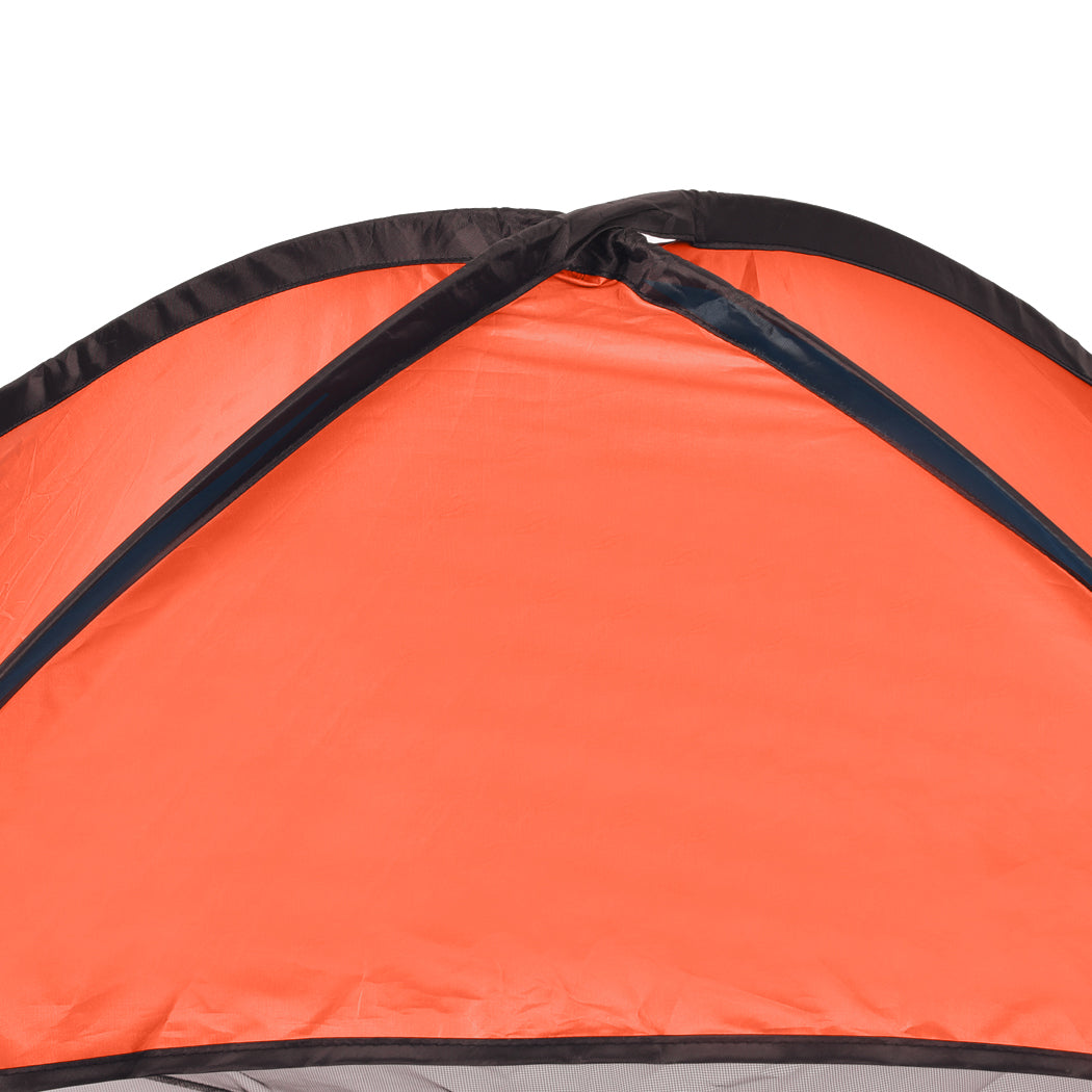 Mountview Pop Up Beach Tent Caming Portable Orange