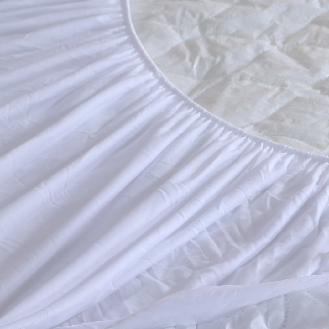 DreamZ Fitted Waterproof Bed Mattress King Single