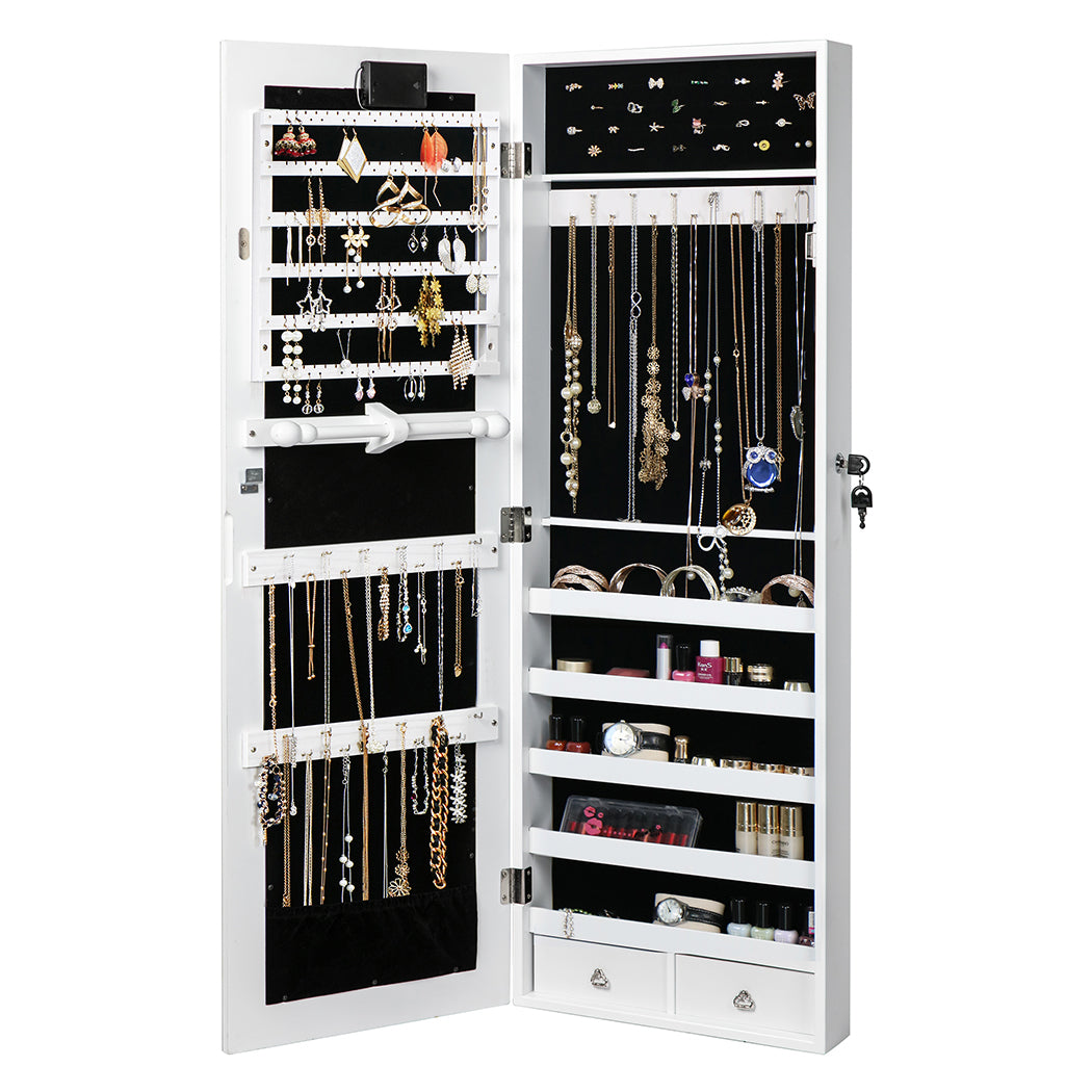 Levede Mirror Jewellery Cabinet Touch