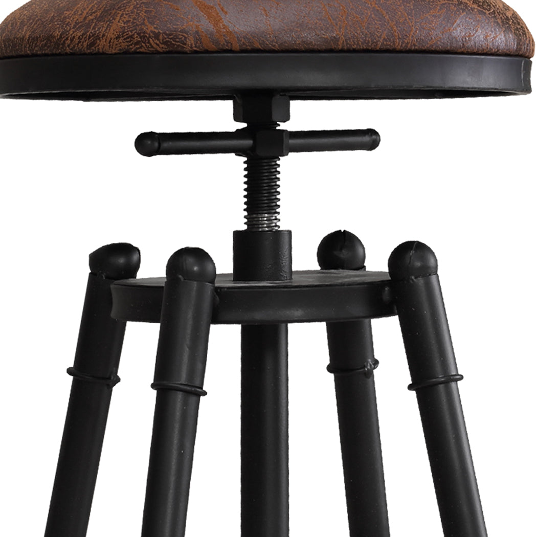 Levede 2x Industrial Bar Stools Kitchen