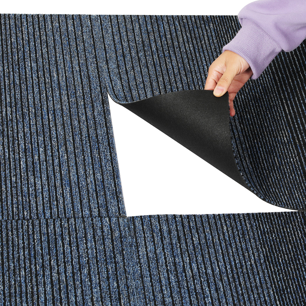 Marlow 20x Carpet Tiles 5m2 Box Heavy Blue