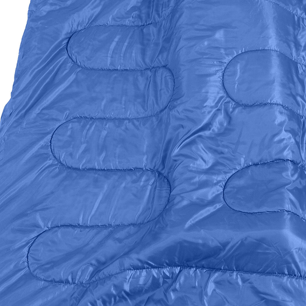 Mountview Sleeping Bag Double Bags Outdoor Navy blue