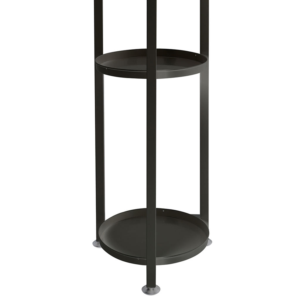 Levede Plant Stand Outdoor Indoor Flower Black Medium