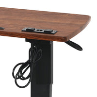Levede Standing Desk Height Adjustable Brown