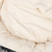 PaWz Pet Dog Calming Bed Warm Soft Plush L Large