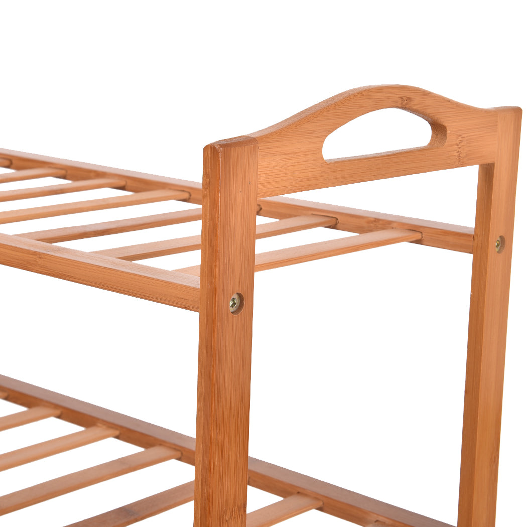 Levede 5 Tiers Bamboo Shoe Rack Storage