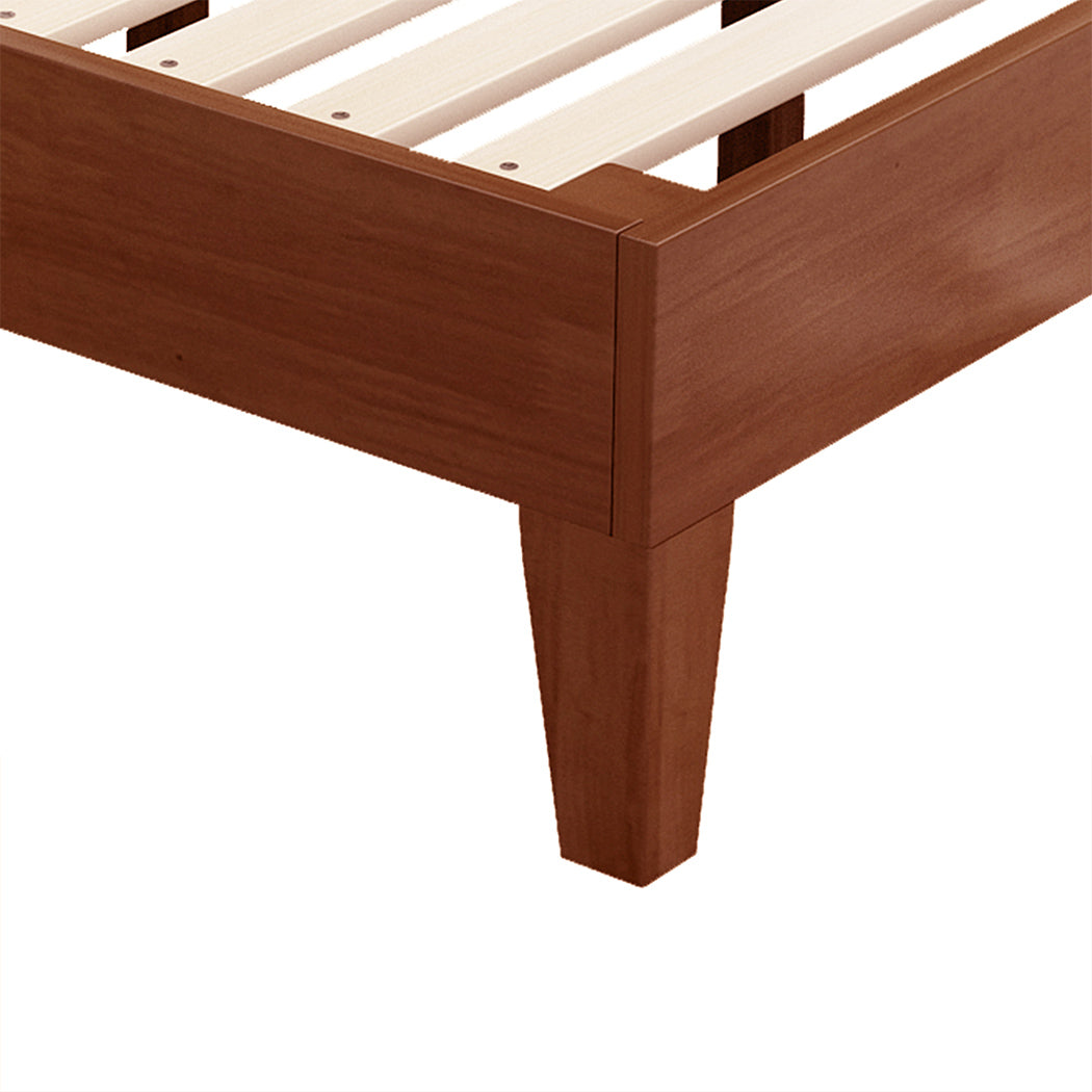 Levede Double Rubberwood Bed Frame