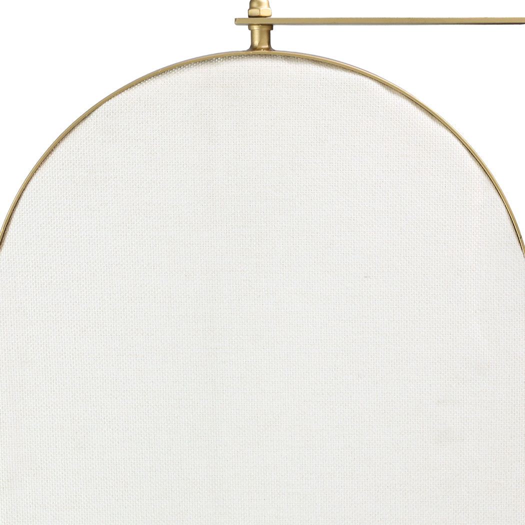 Yezi 360? Swivel Wall Mirrors 140cm x35cm Oval Shape Gold Frame