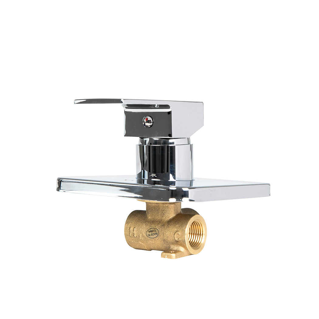 Dutxa Brass Shower Mixer Tap Cold Hot Charcoal