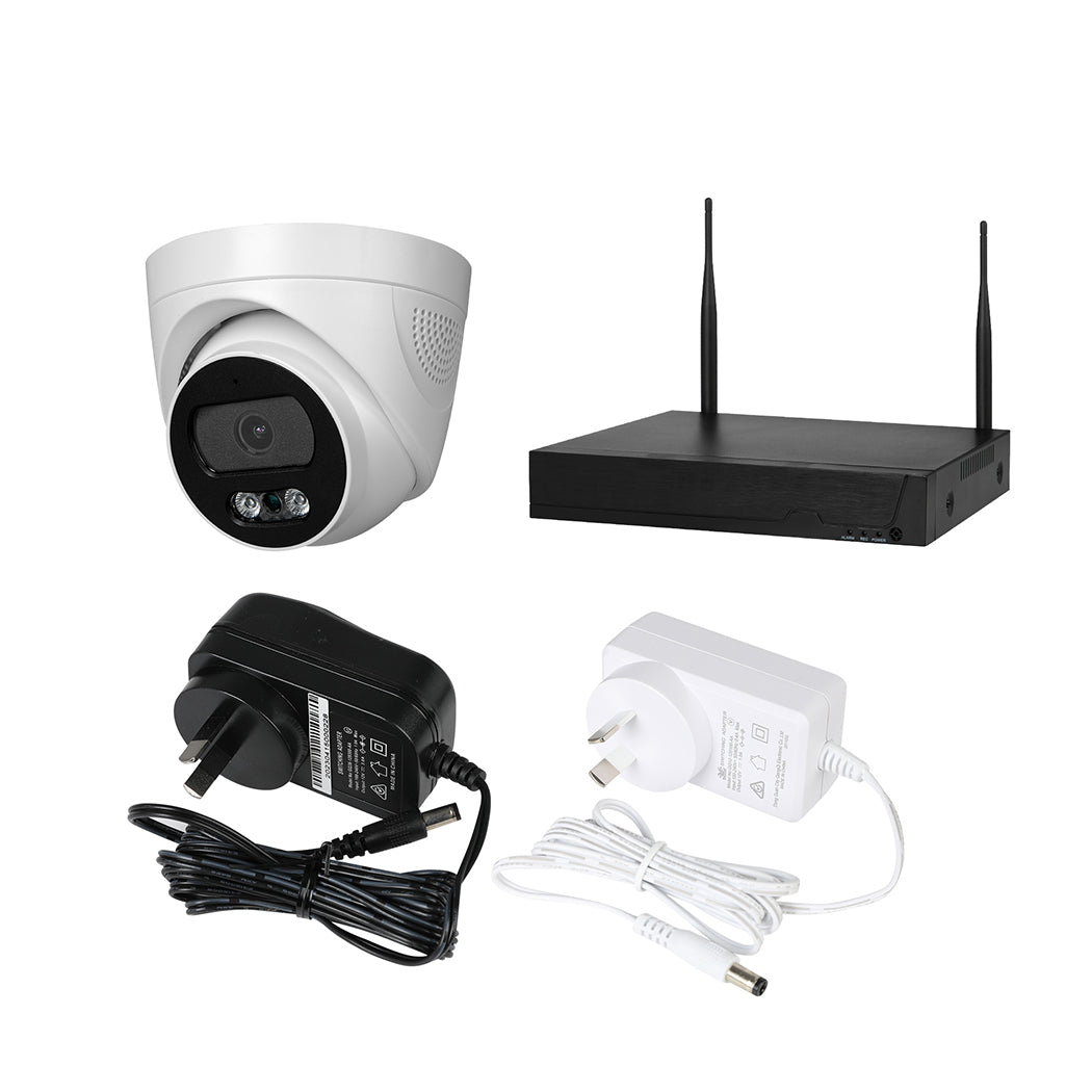 Wireless Security Camera Set System Round