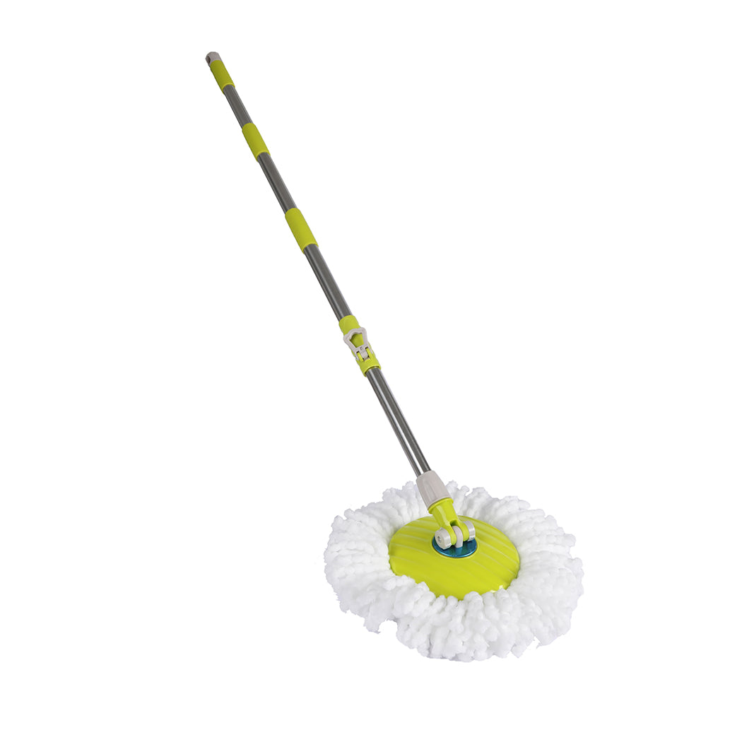 Cleanflo Spin Mop Bucket Set 360? Spinning Green