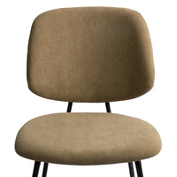 Levede 4x Dining Chairs Padded Seat Khaki