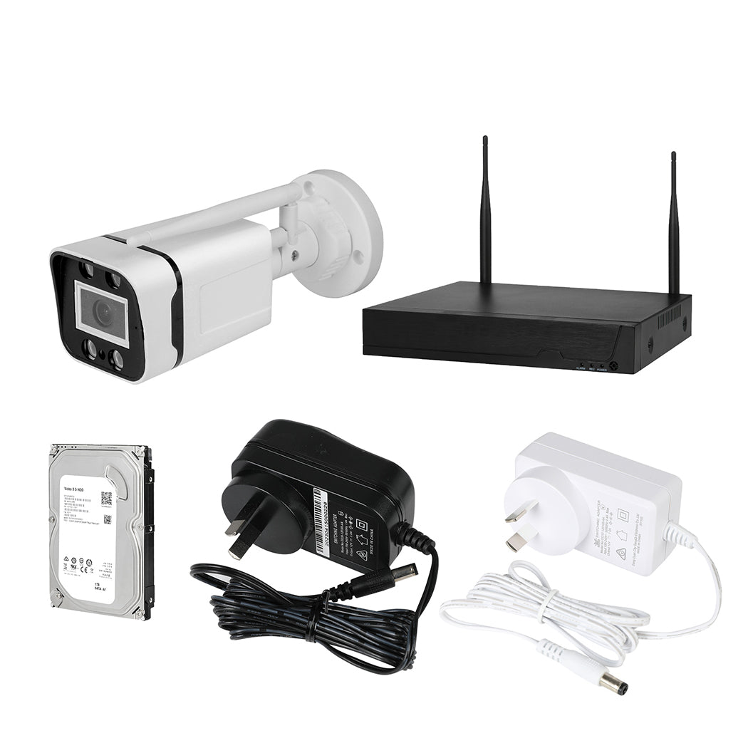 Wireless Security Camera System Set Square