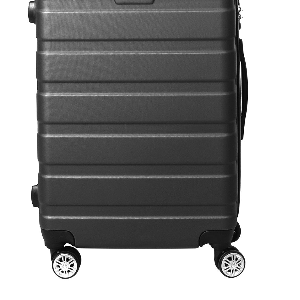 Slimbridge 20" Carry On Luggage Case Grey 20 inch