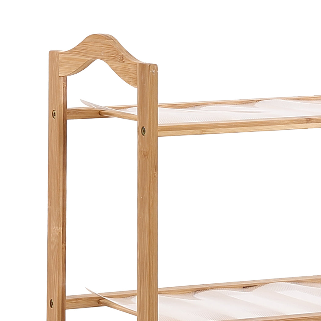 Levede 3 Tiers Bamboo Shoe Rack Storage 65cm