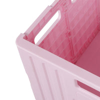 Folding Shopping Trolley Cart Portable Pink