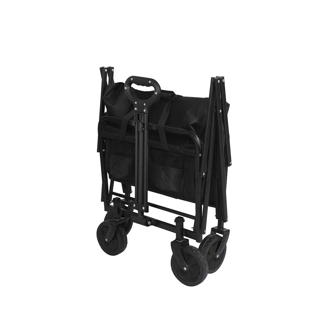 Lambu Garden Trolley Cart Foldable Picnic Black