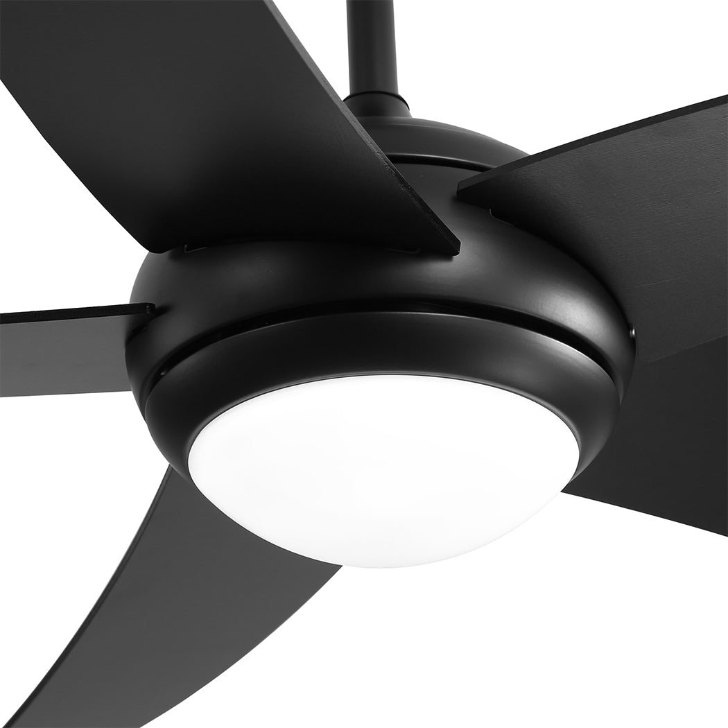Spector 52'' Ceiling Fan LED Light DC Black