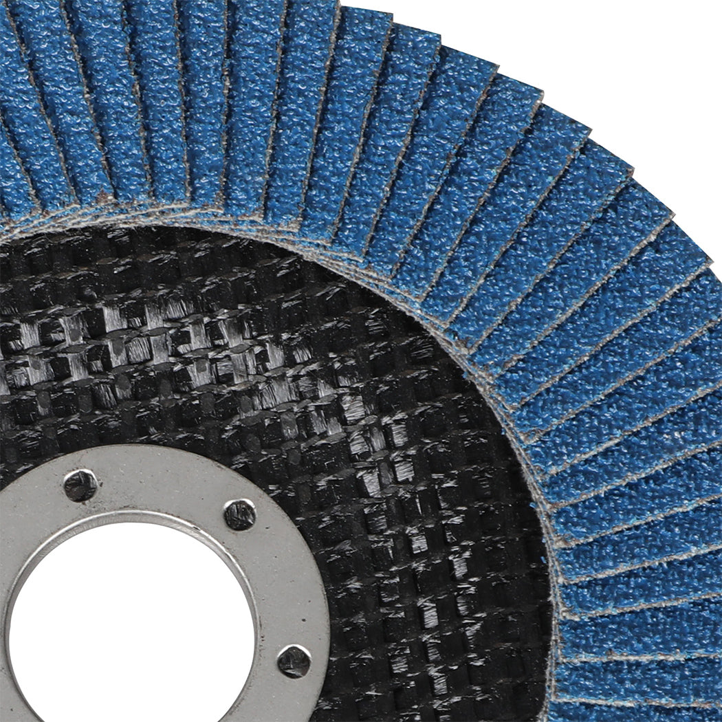 Traderight Flap Discs 125mm 5" Zirconia 1x20mX3 60SQM