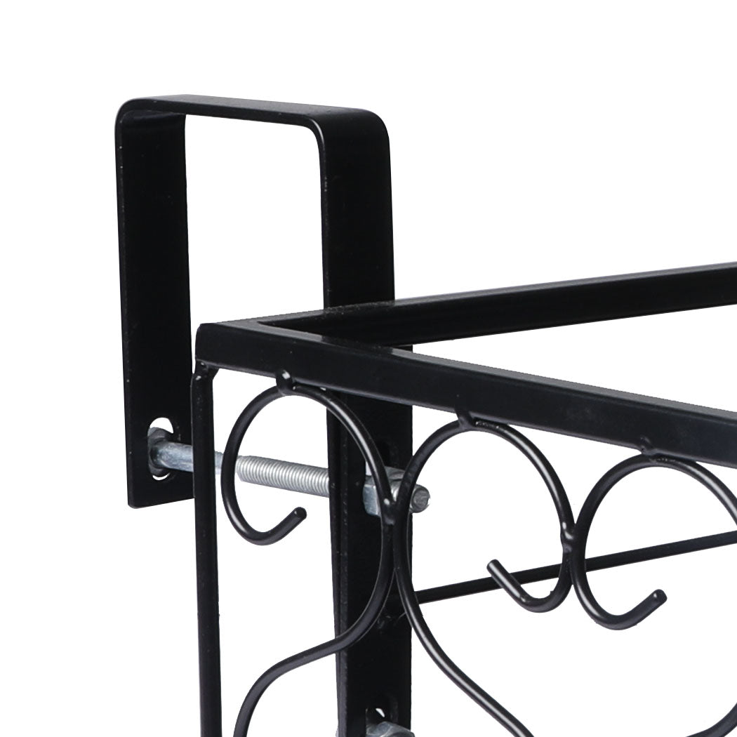 Levede Plant Stand Outdoor Indoor Home Black Rectangle