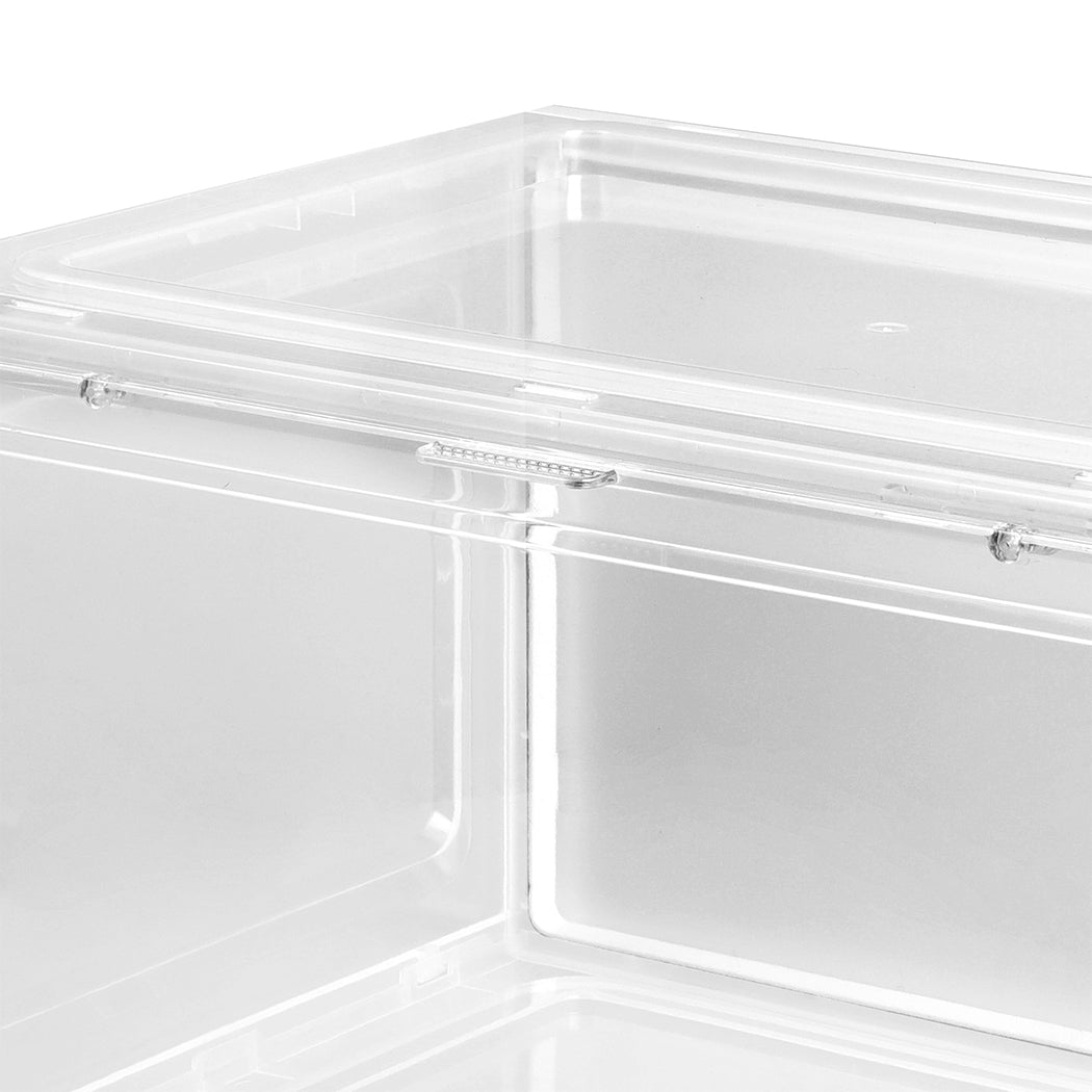 Stacked Shoe Box Acrylic Sneaker Display 6PC Clear