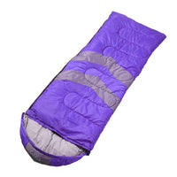 Mountview Single Sleeping Bag Bags Outdoor Purple