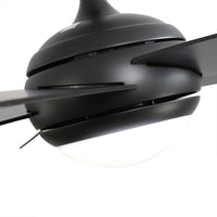 Spector 52'' Ceiling Fan LED Light DC Black