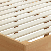 Levede Queen Rubberwood Bed Frame