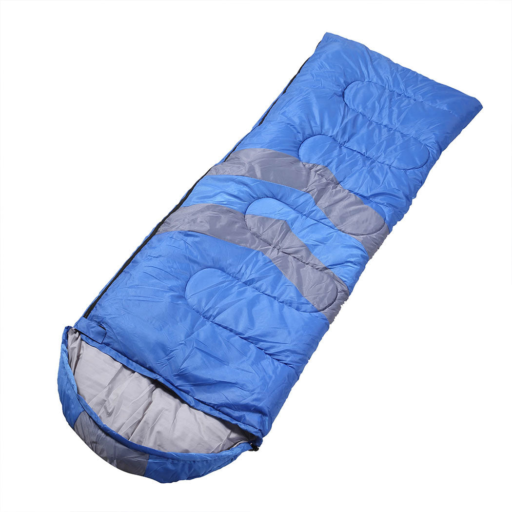 Mountview Single Sleeping Bag Bags Outdoor Blue