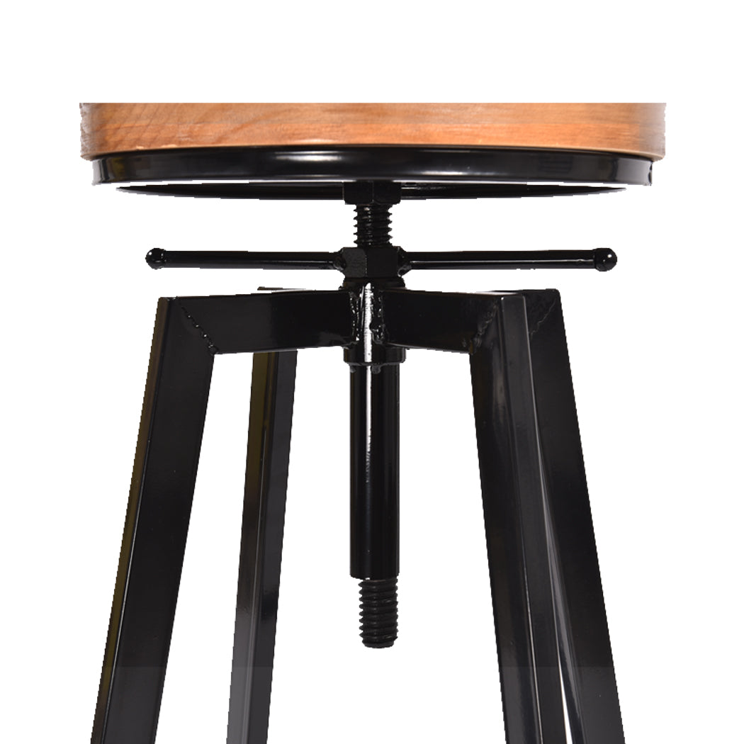 Levede 2x Bar Stools Industrial Kitchen