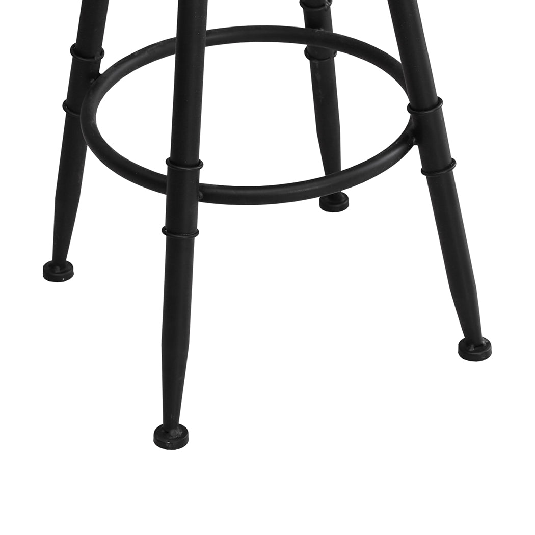 Levede 2x Industrial Bar Stools Kitchen