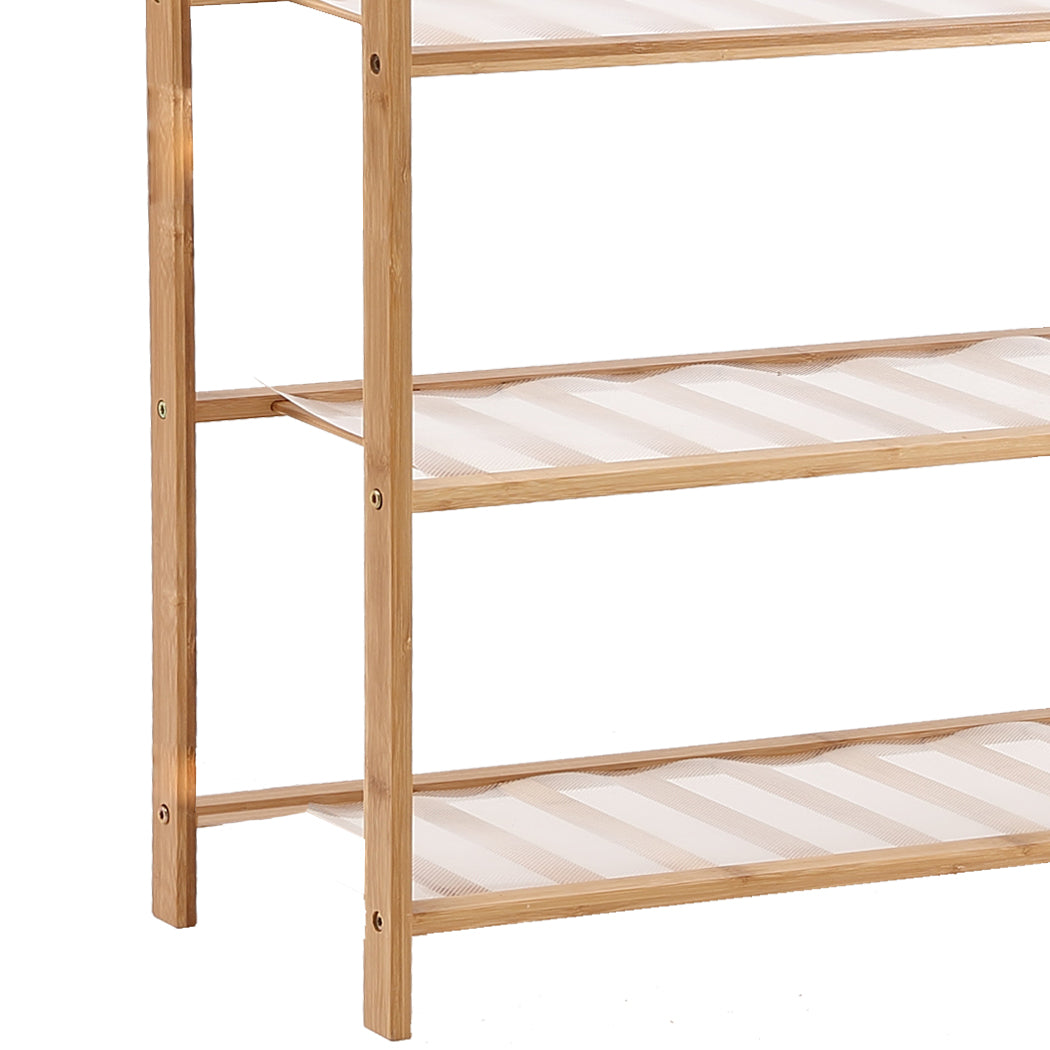 Levede 3 Tiers Bamboo Shoe Rack Storage 65cm