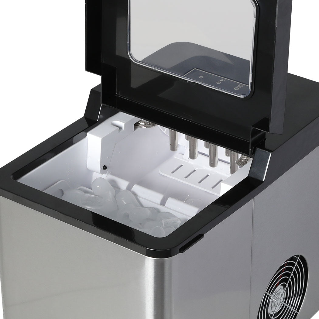 Spector Ice Maker Commercial 2.1L Portable Silver