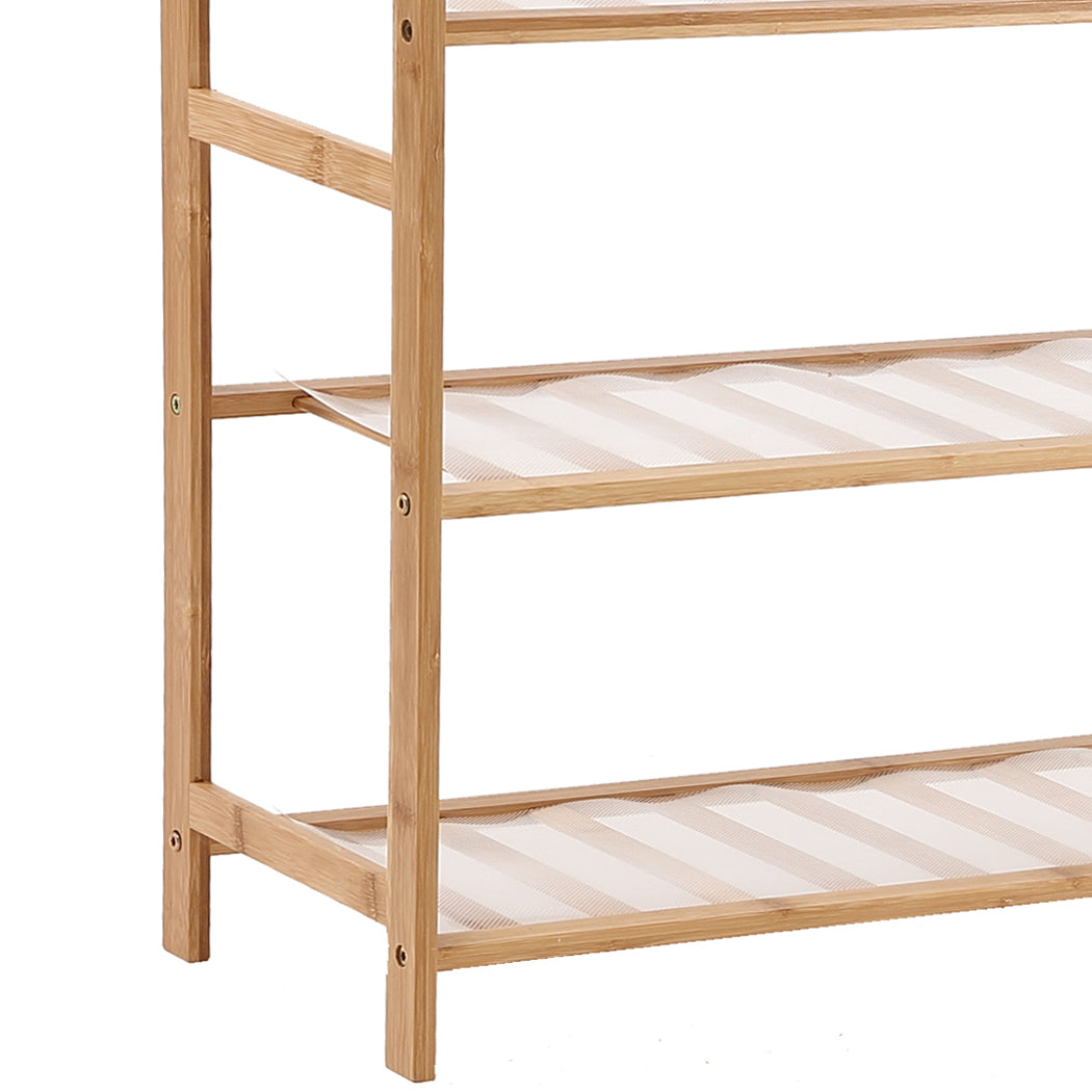 Levede Shoe Rack Bamboo Storage Wooden