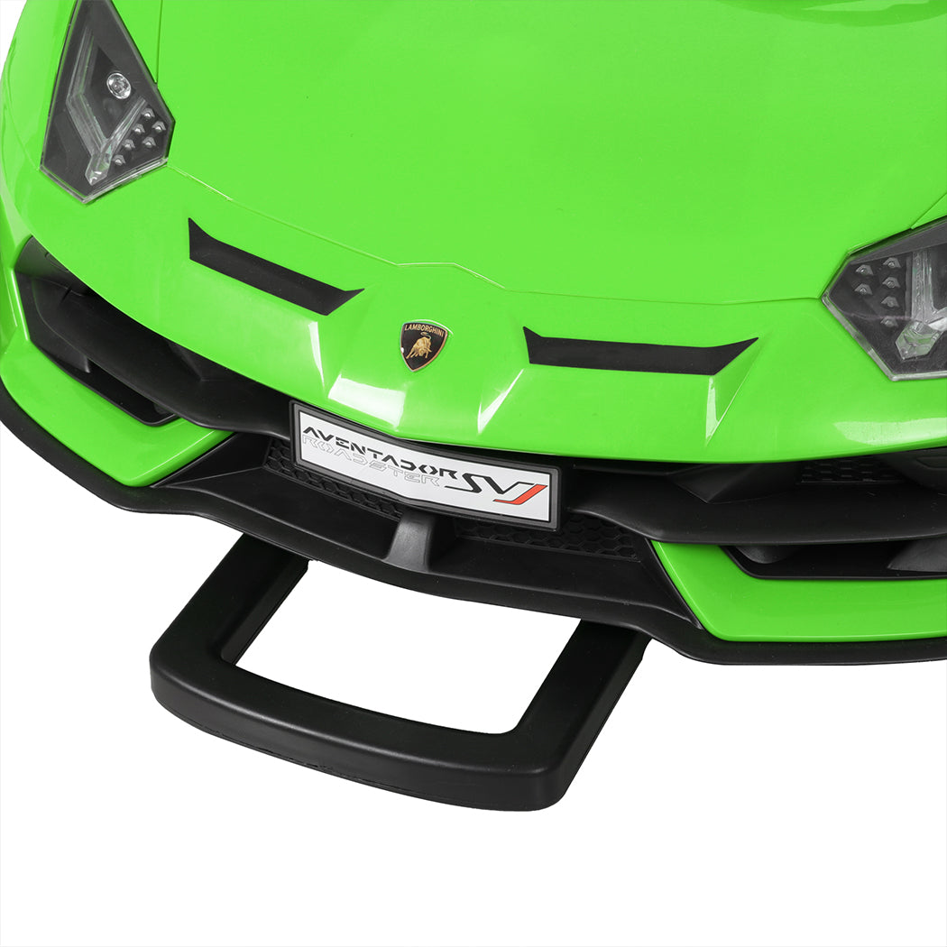 Kids Ride On Car Lamborghini SVJ Licensed Green