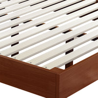 Levede Queen Rubberwood Bed Frame