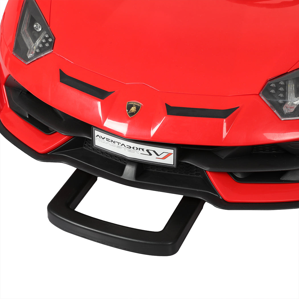 Kids Ride On Car Lamborghini SVJ Licensed Red