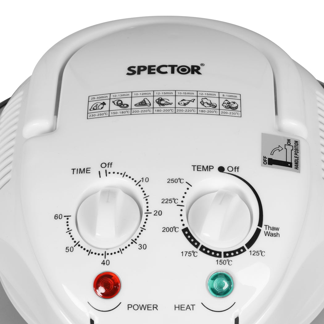 Spector Air Fryer Electric Convection White