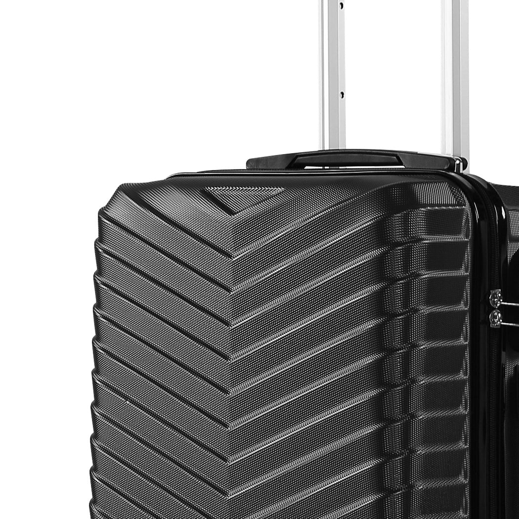 Slimbridge 28" Luggage Suitcase Travel Black 28 inch