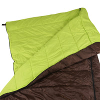 Mountview Double Sleeping Bag Bags Outdoor Brown