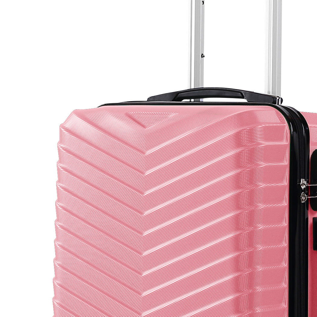 Slimbridge 28 Luggage Suitcase Travel Rose Gold 28 inch