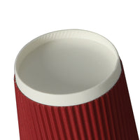 50 Pcs 16oz Disposable Takeaway Coffee Red